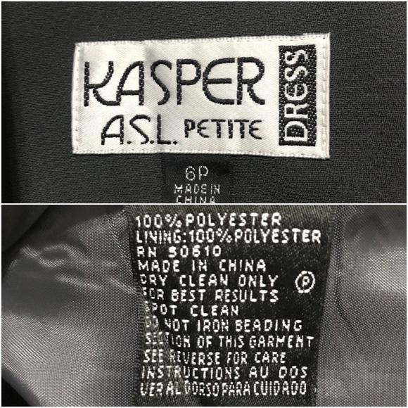 Kasper ASL Petite Gray Single Breasted Lined Blazer Jacket Business Wear Sz 8P - Picture 8 of 13